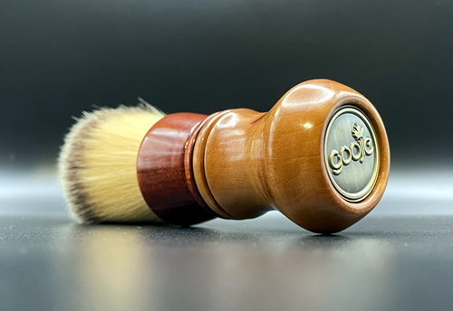 Shaving Brush in Bloodwood & Maple Burl