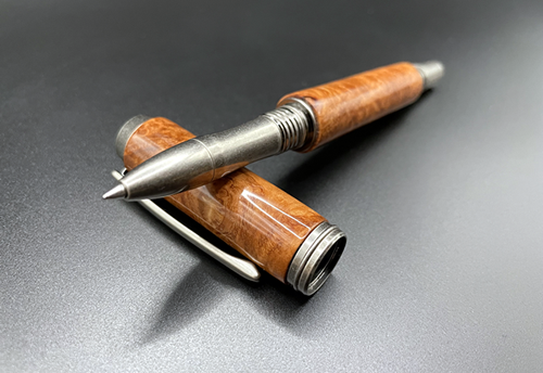 Rollerball Pen in Natural Maple Burl