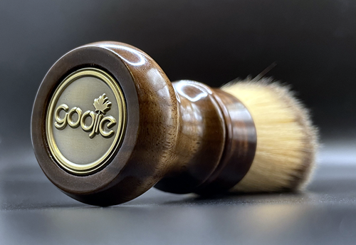 Shaving Brush in Curly/Black Walnut