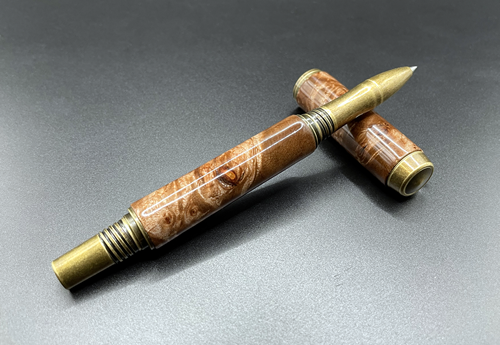 Rollerball Pen in Natural Maple Burl